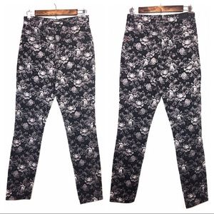 BDG Floral Mom Jeans High Waist Skinny Jean